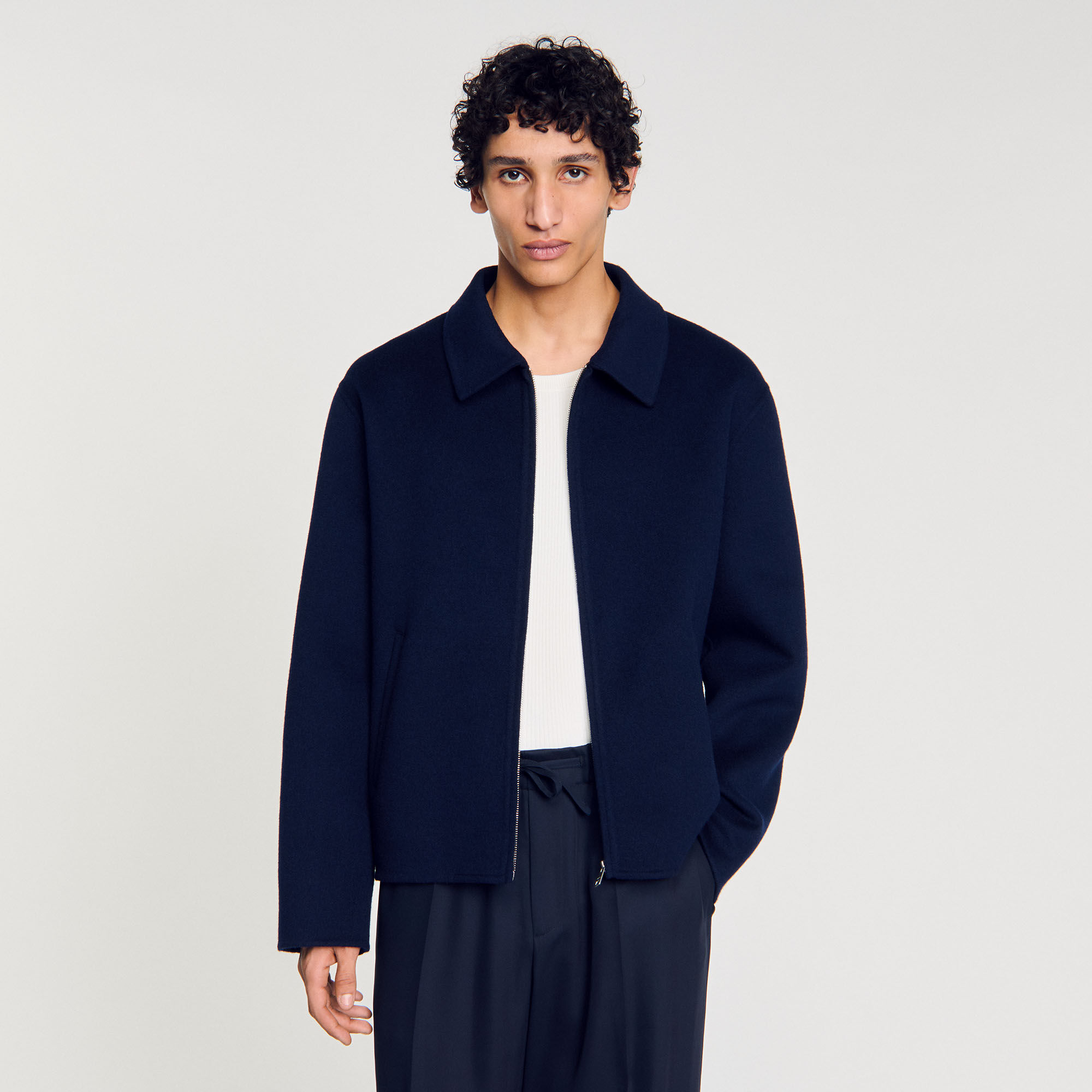 Double Breasted Wool Jacket” – PANERO