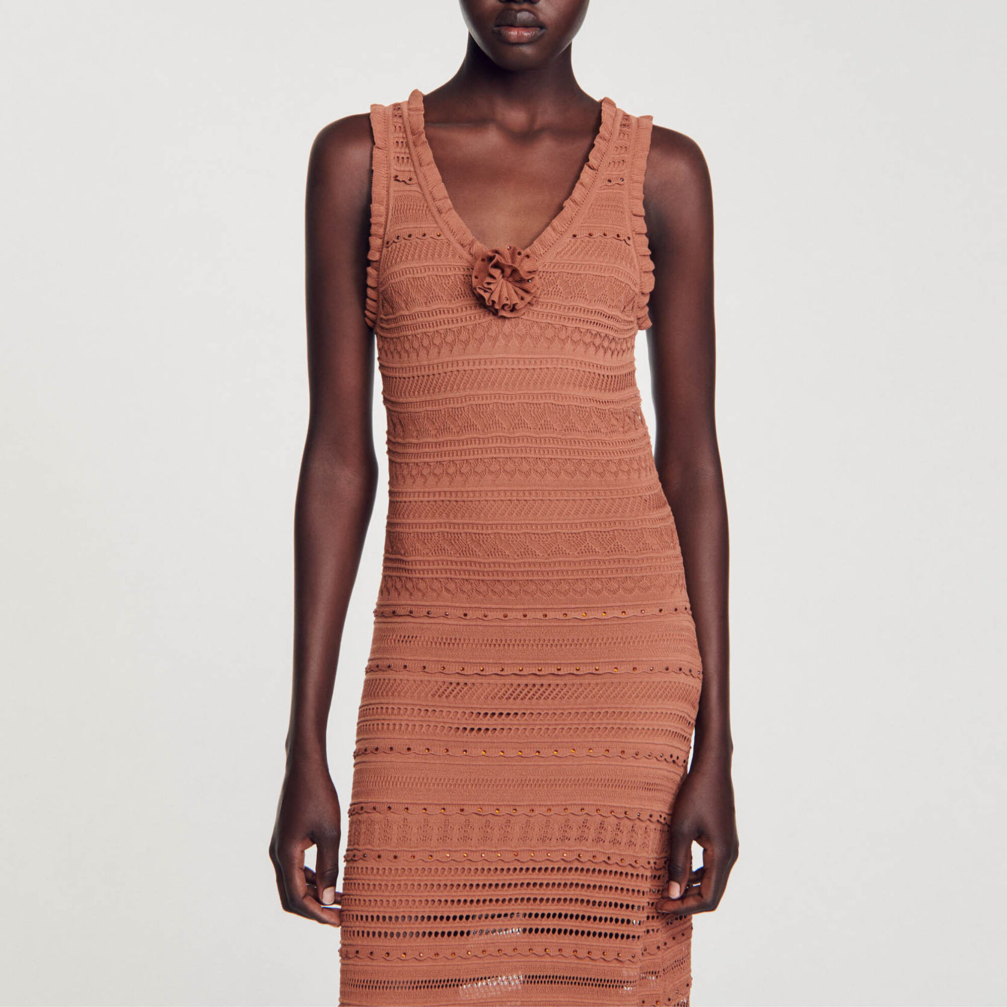 Knit maxi dress