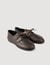 Leather boat shoe loafers