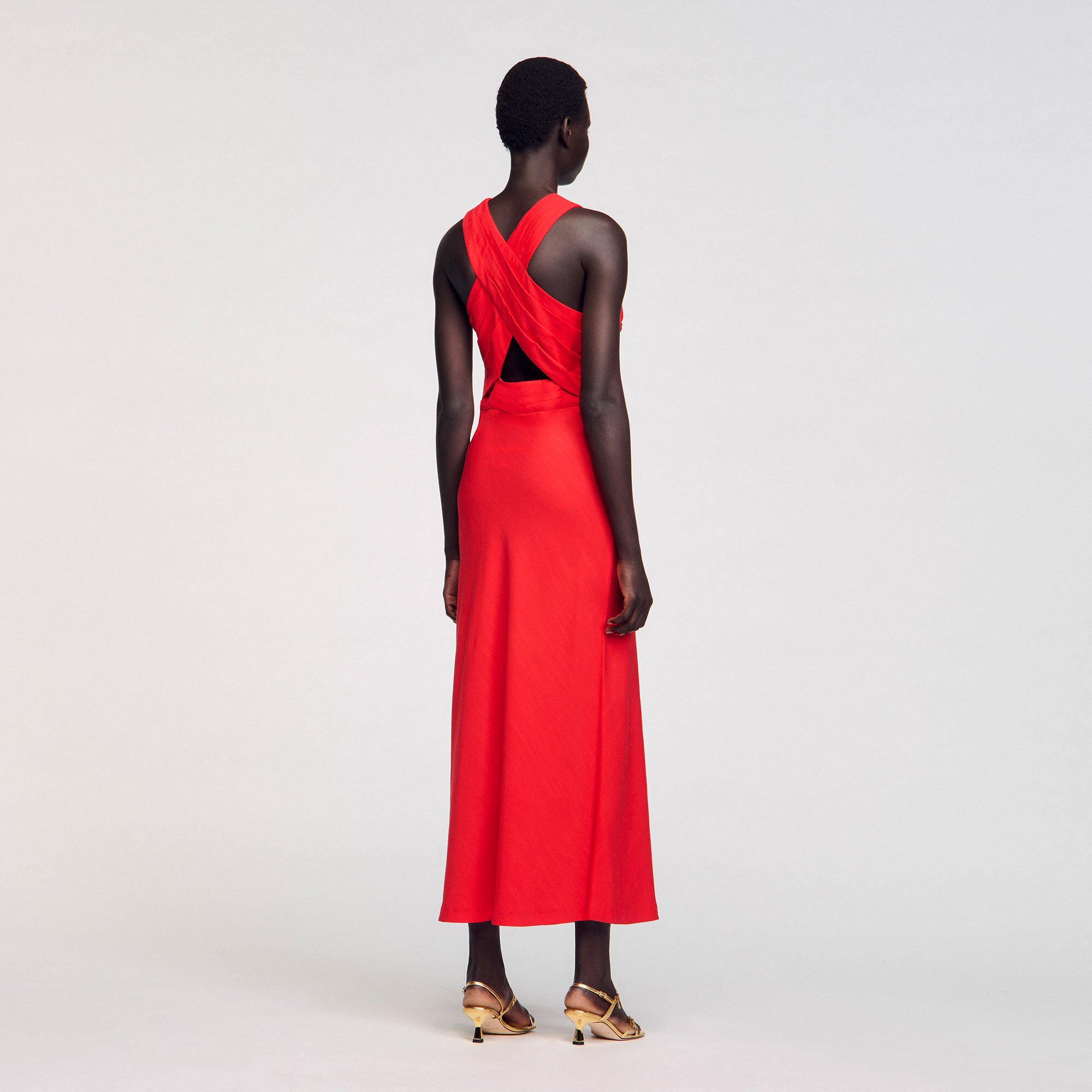 Maxi wraparound dress