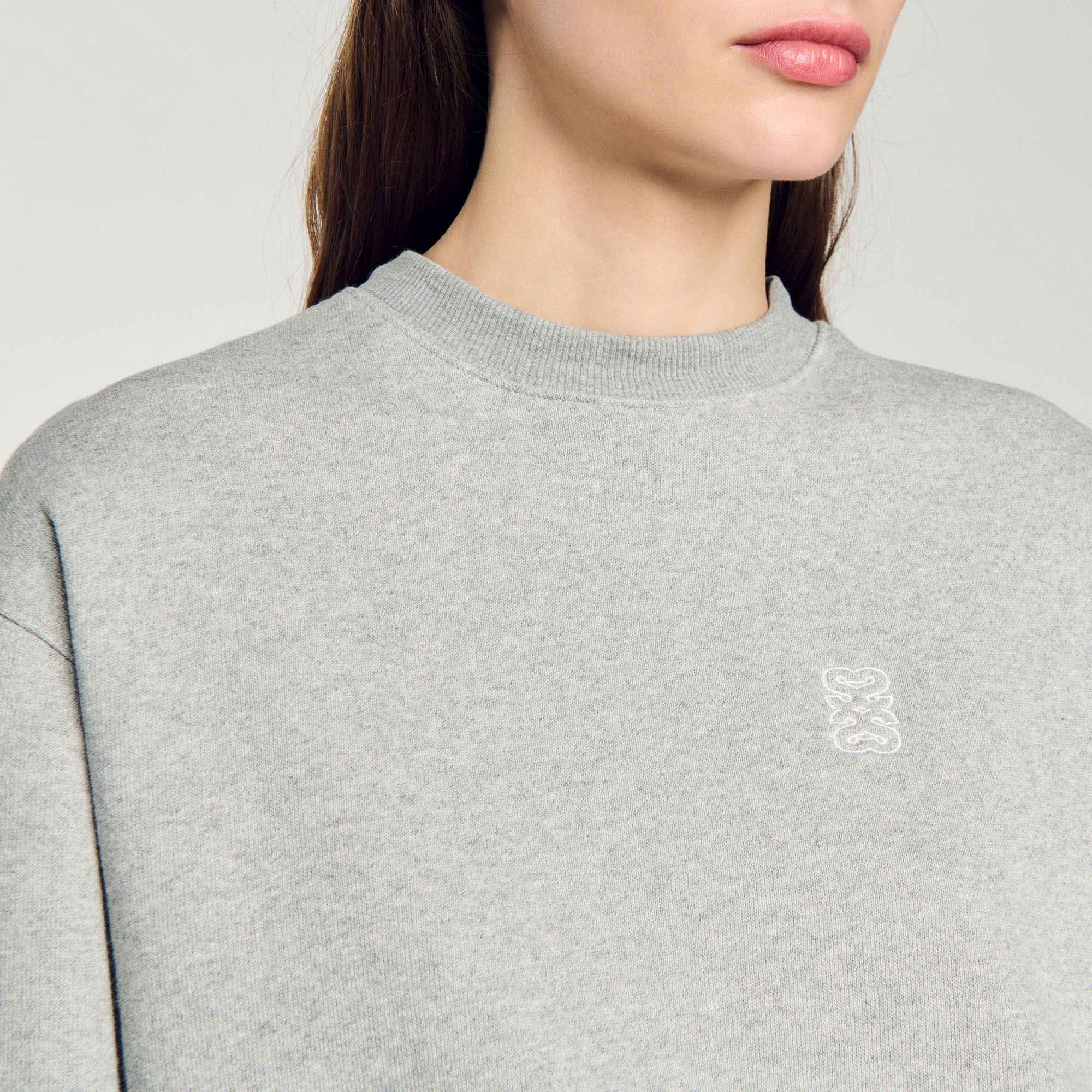 Layered effect sweatshirt