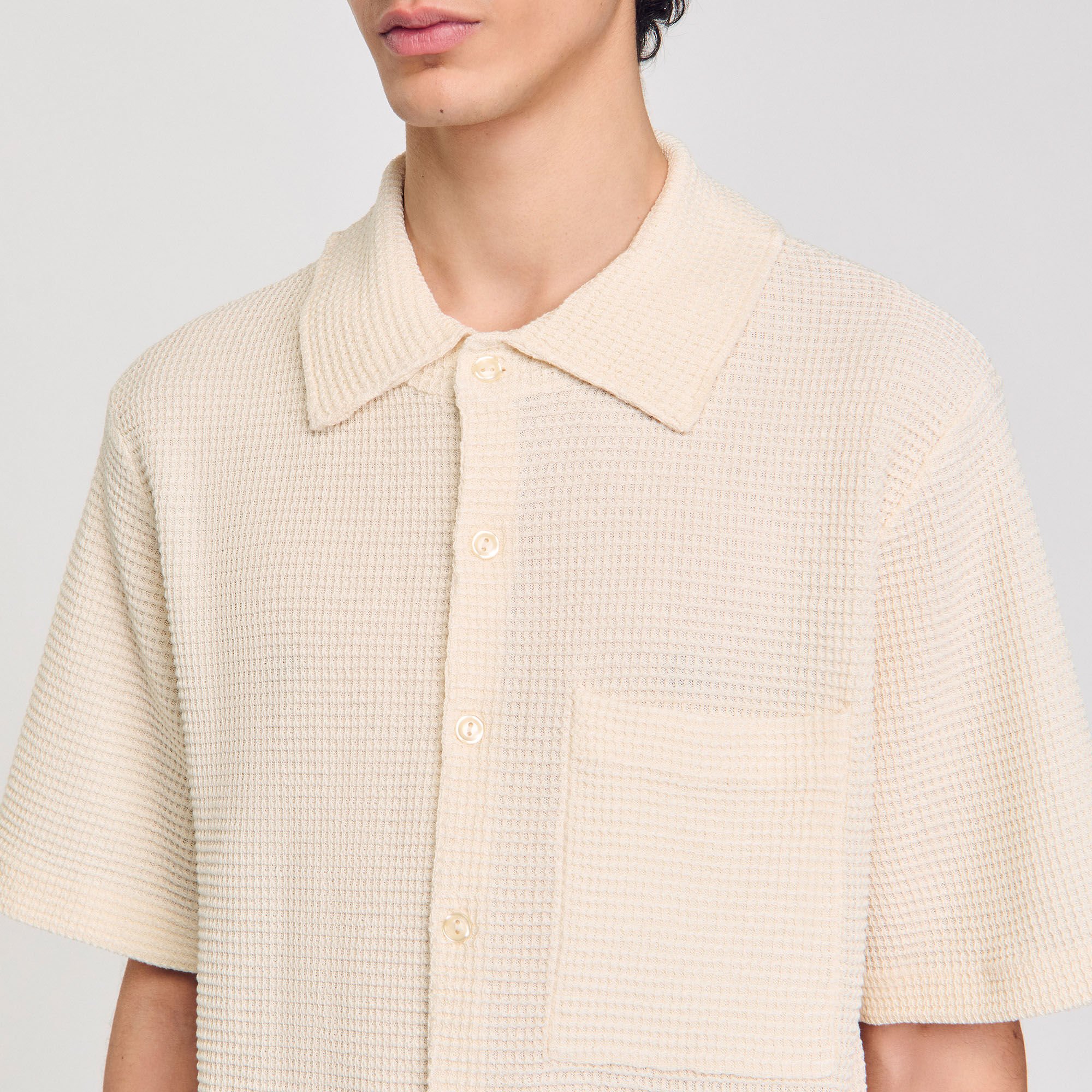 Waffled shirt