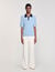 Two-tone polo shirt