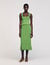 Maxi knit skirt with charms