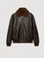Reversed leather jacket