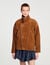 Oversized suede jacket