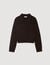 Shirt-collar cardigan