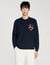 Embroidered horse sweatshirt