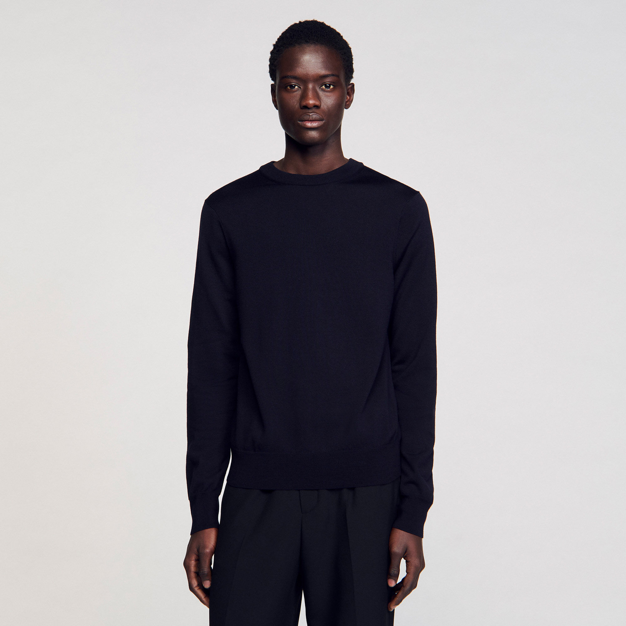 Fine knit wool sweater