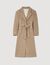 Long bouclé coat