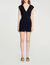 Pleated playsuit