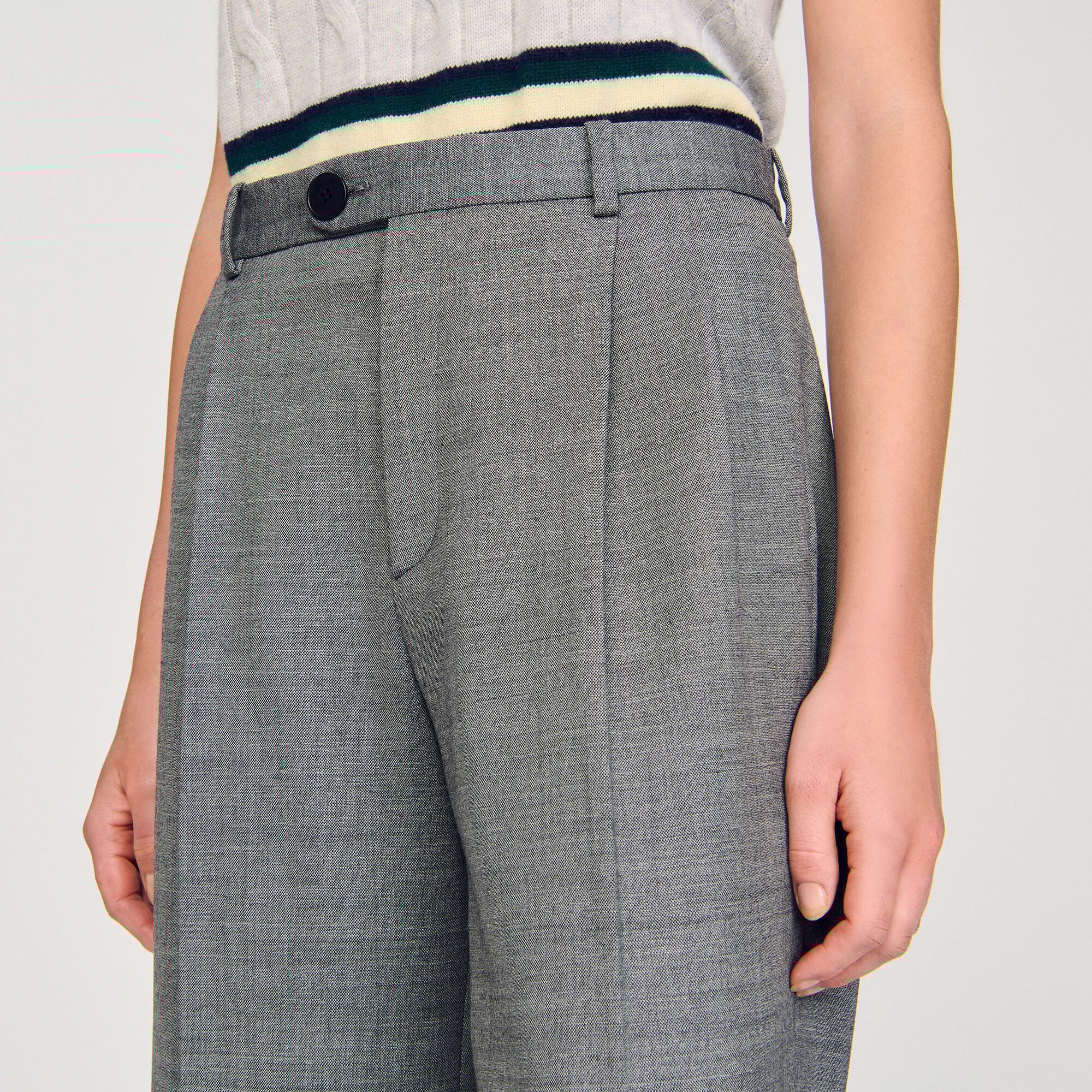 Straight-leg trousers