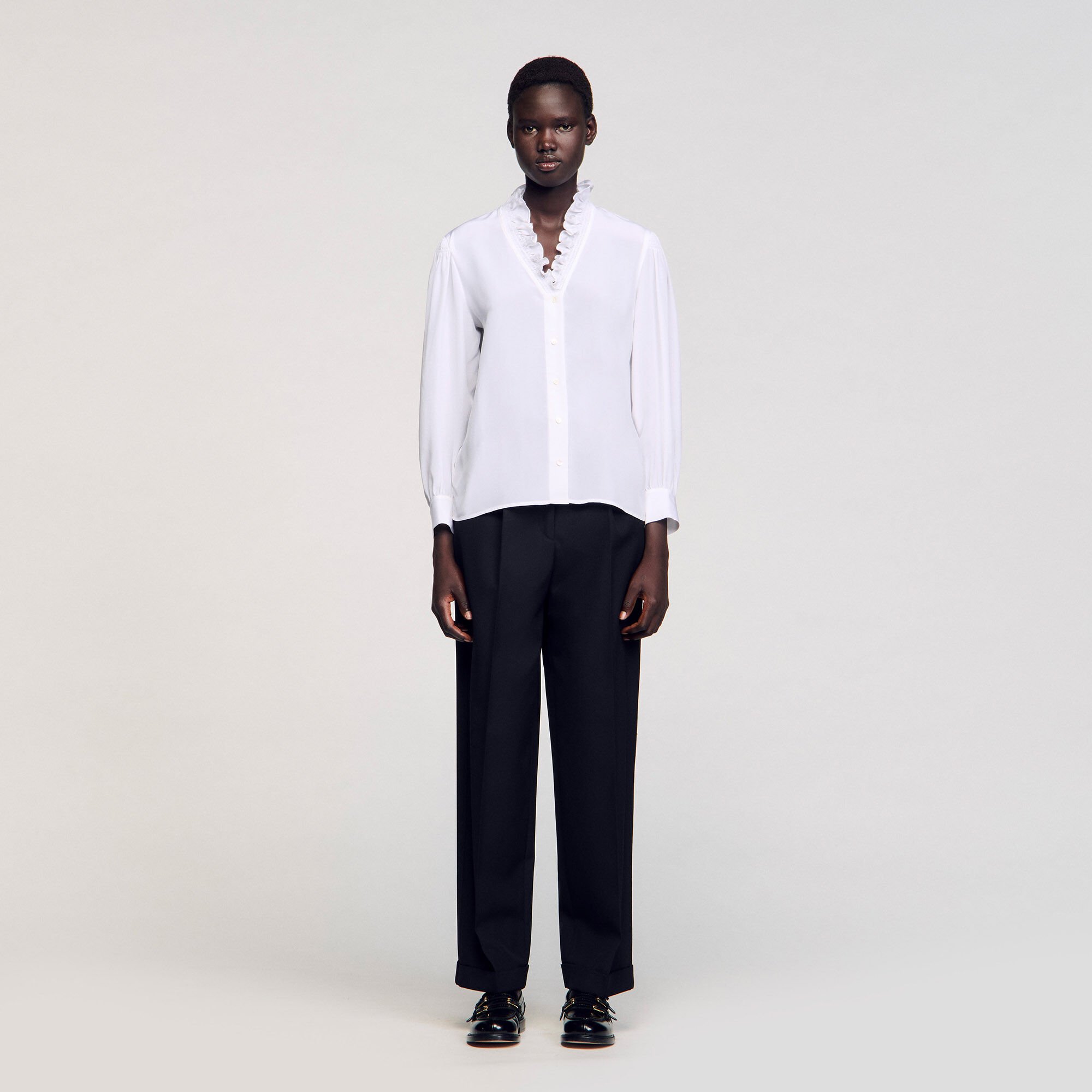 Floaty silk shirt