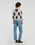Rhinestone Argyle sweater - Women | Sandro