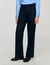Rhinestone striped trousers