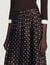 Scarf print midi skirt