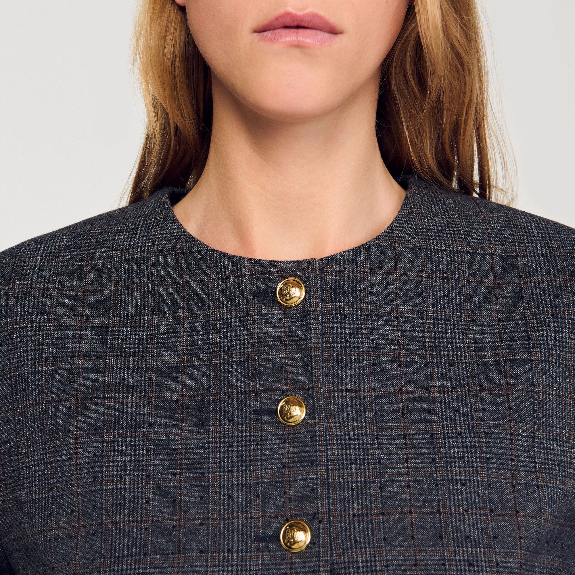 Rhinestone tailored jacket