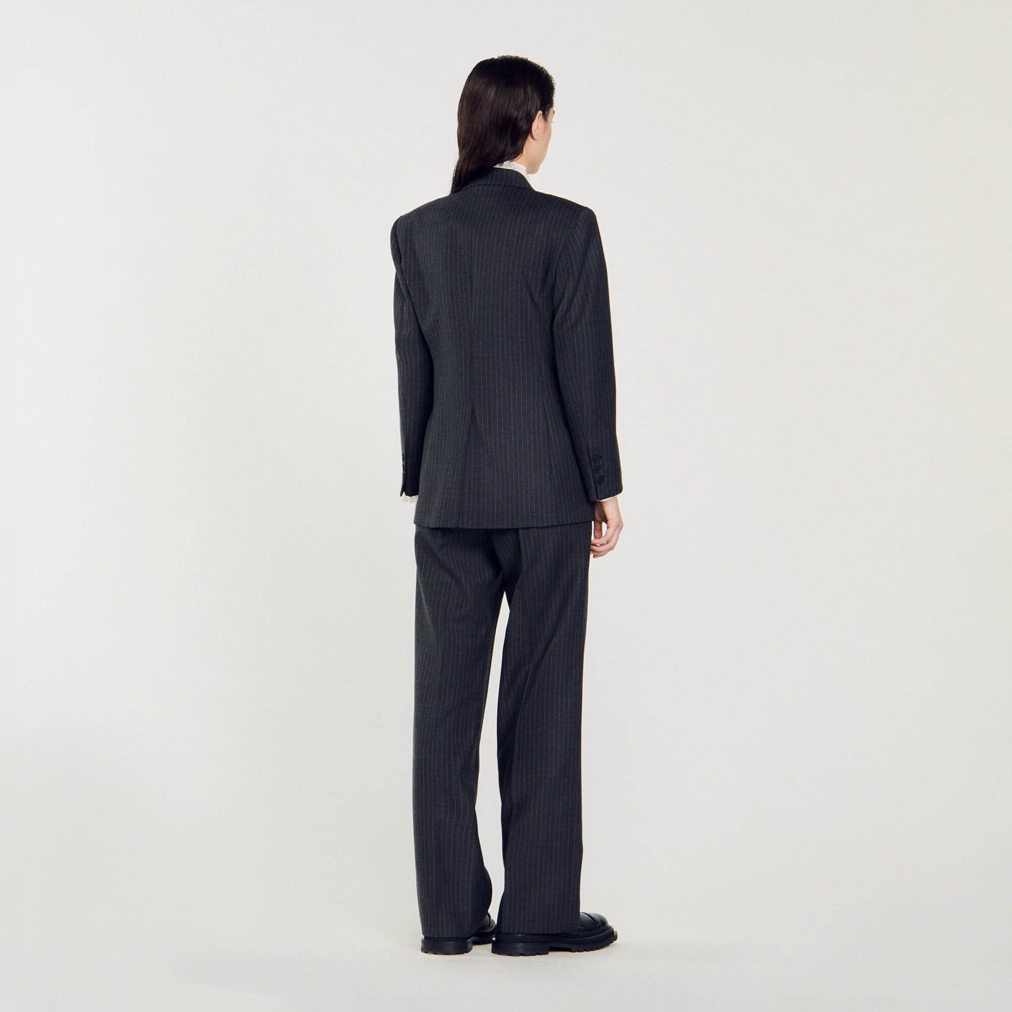 Stripped suit jacket