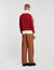 Two-tone knit cardigan