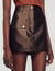 Satin short skirt