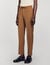 Elasticated straight-leg trousers