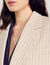 Stripy cropped jacket