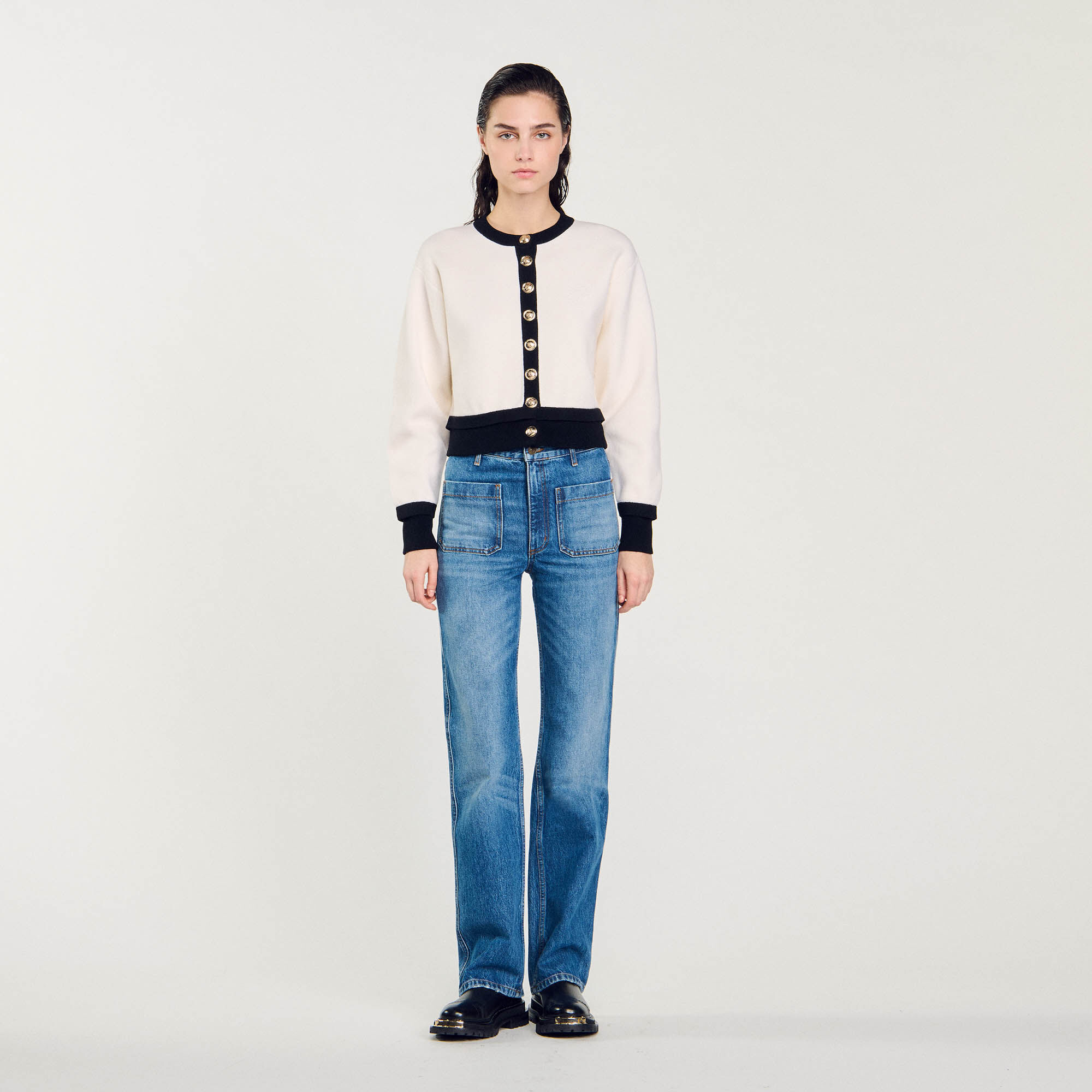 Knit cardigan