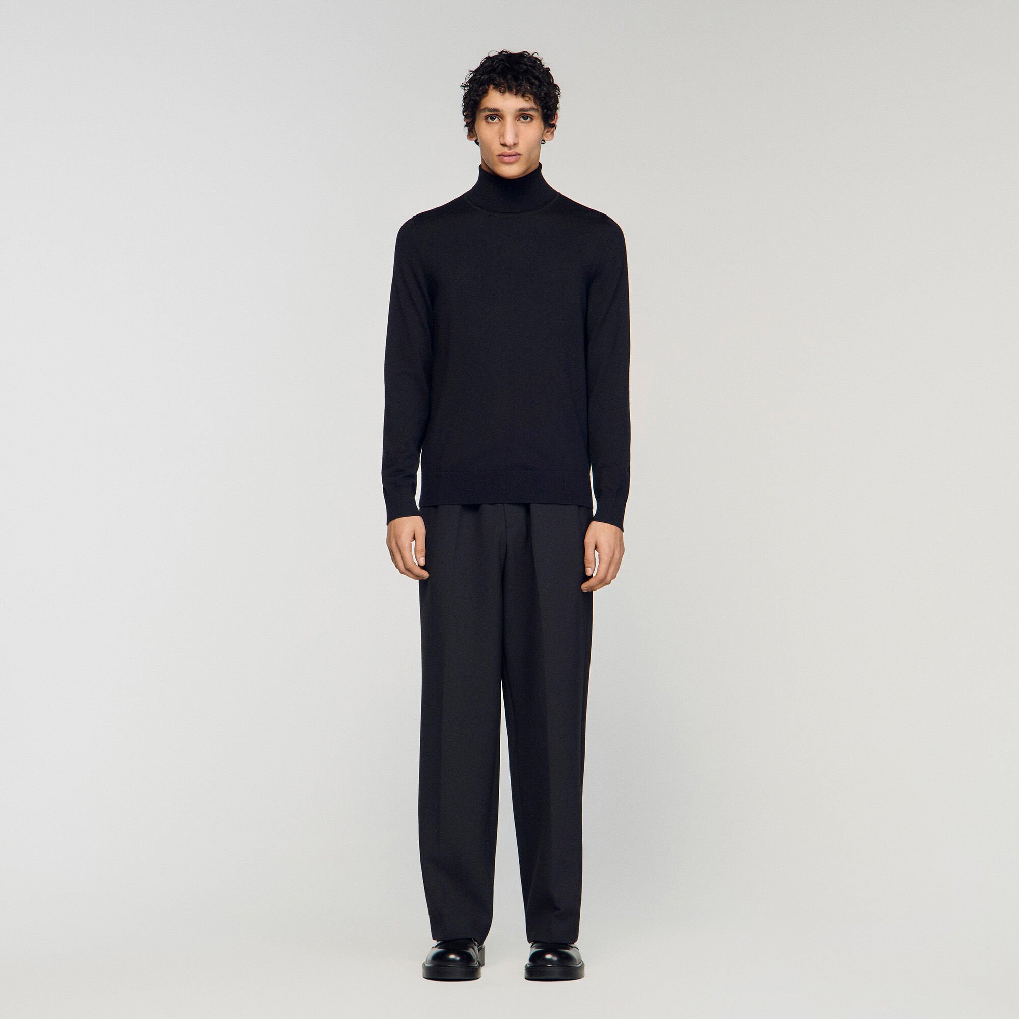 Turtleneck wool sweater