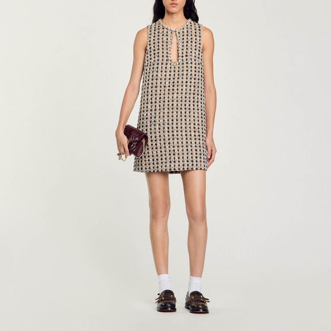 Short tweed dress