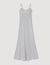 Striped maxi dress with straps