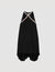 Mini cape dress with rhinestones