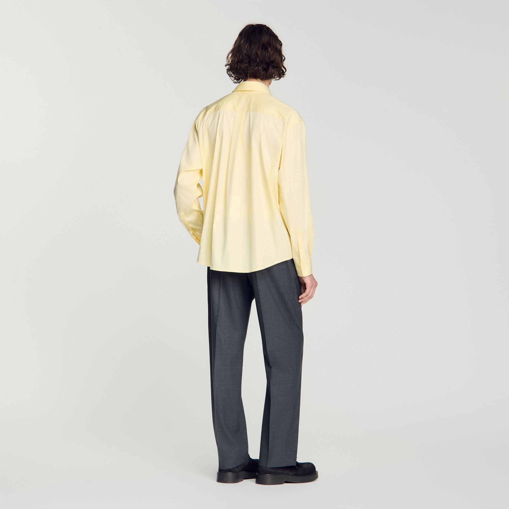 Oversized cotton shirt - Mixte | Sandro