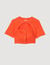 Crop top with cutout design