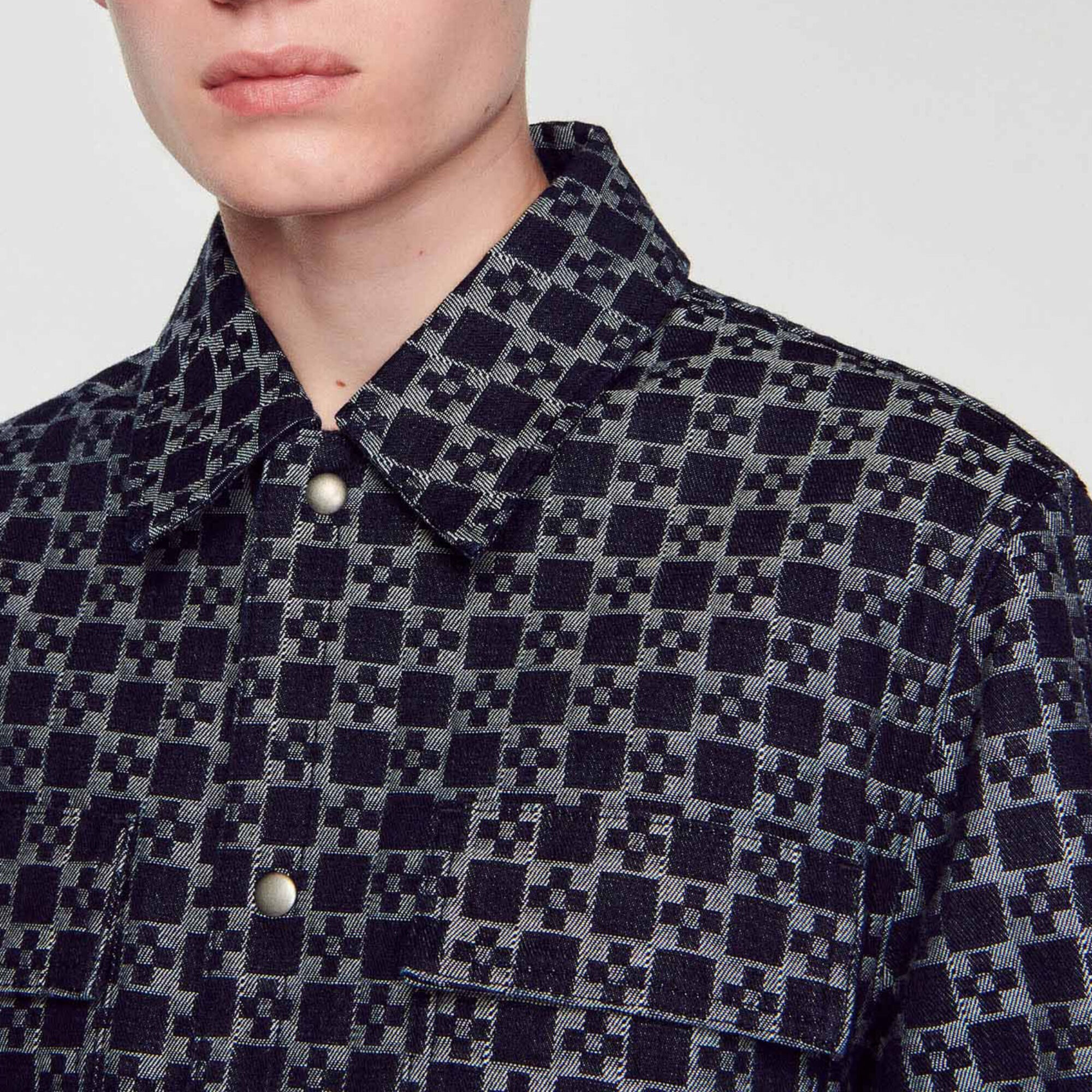 Square Cross overshirt