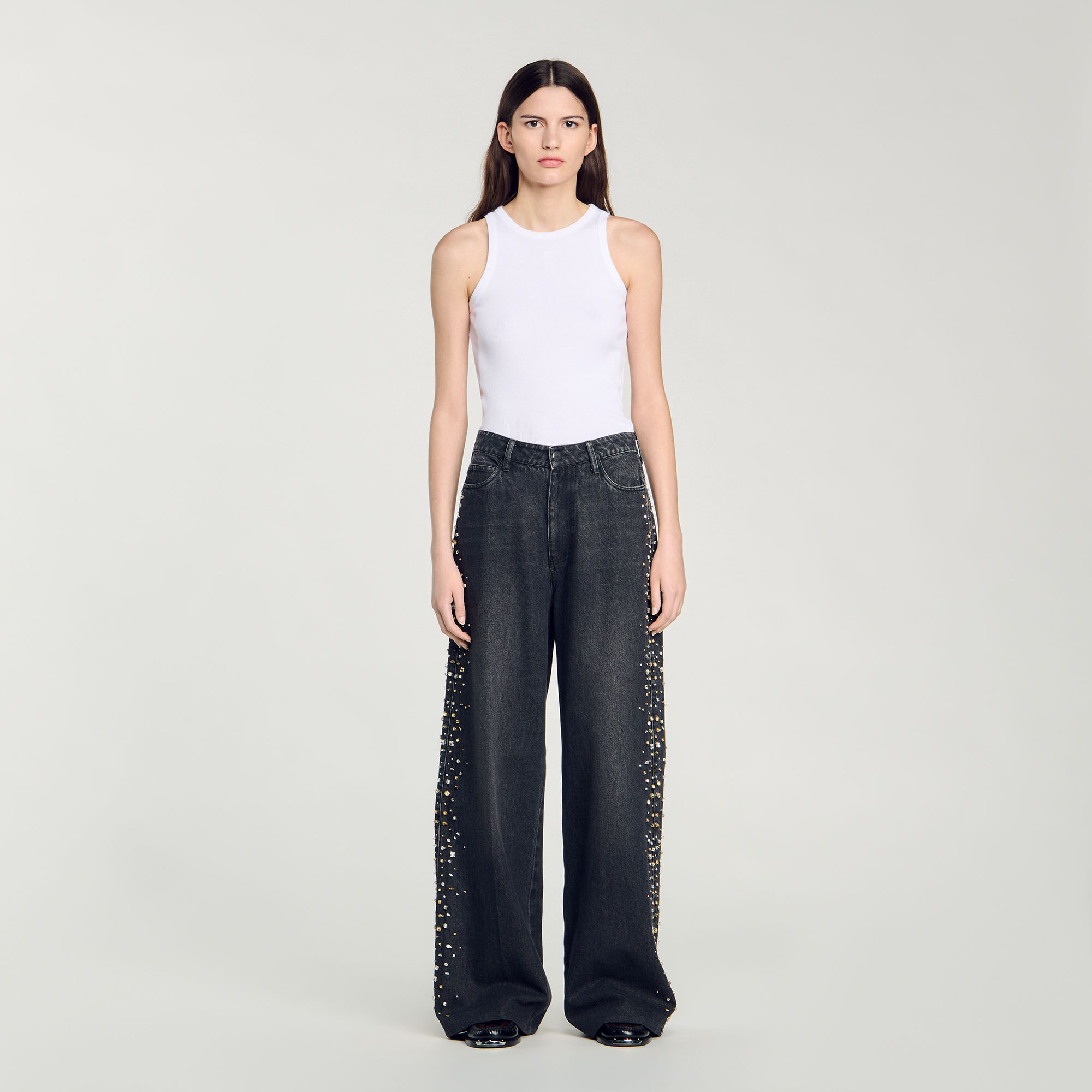 é rhinestone jeans（2color） | épine