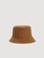 Denim bucket hat with patch