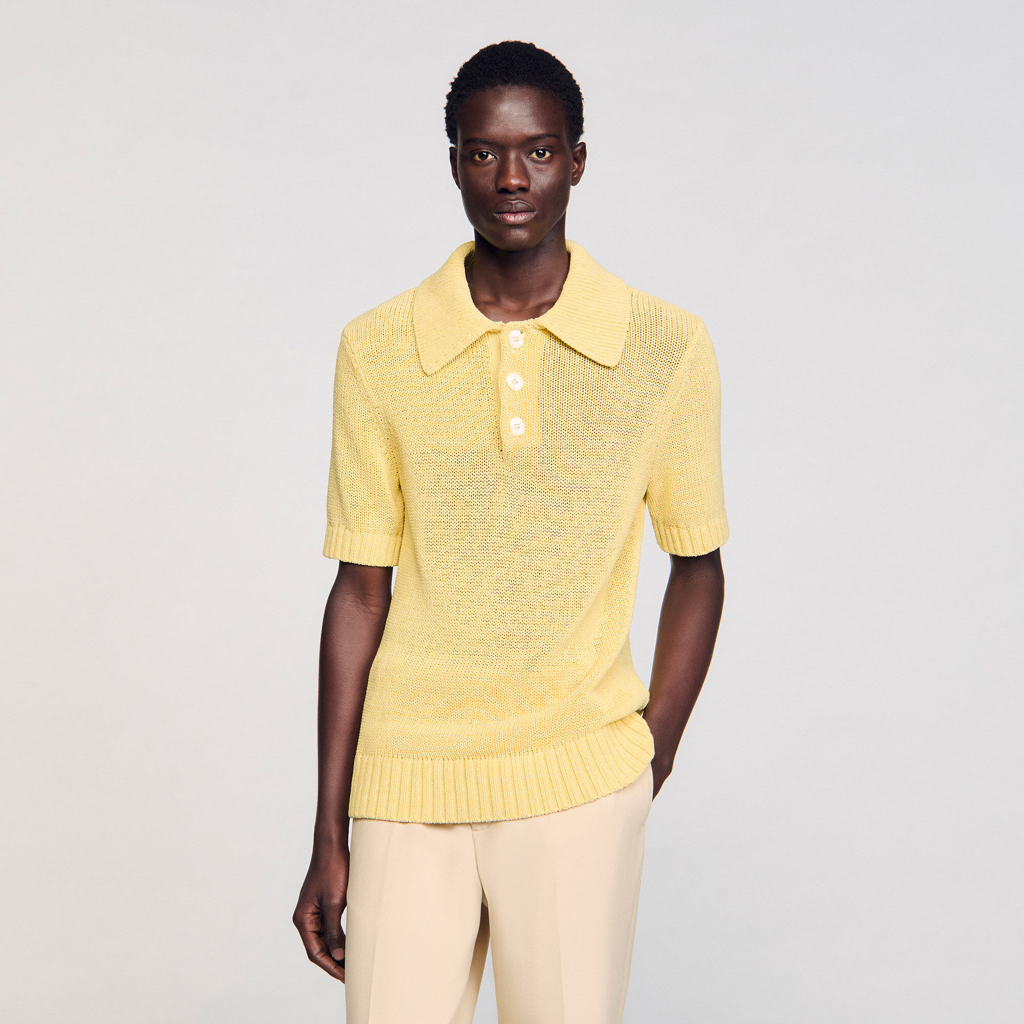 新品】alors paris Polo shirt【Nectar】 Figue