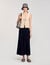Maxi decorative knit skirt