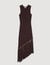 Fringed and beaded maxi dress