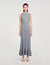 Knit maxi dress with studs