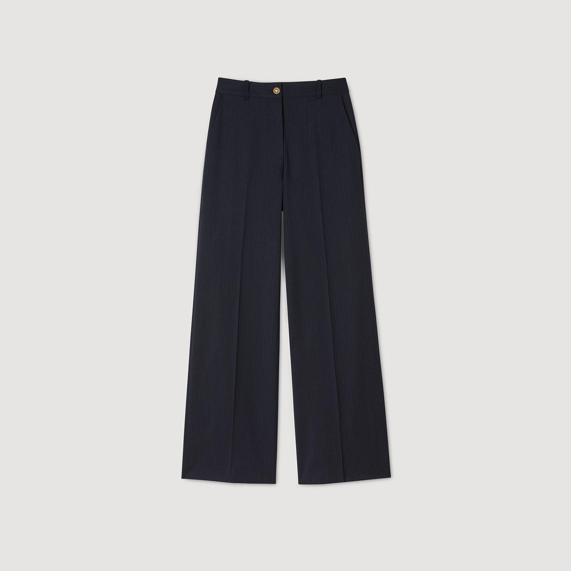 Chalk-striped trousers