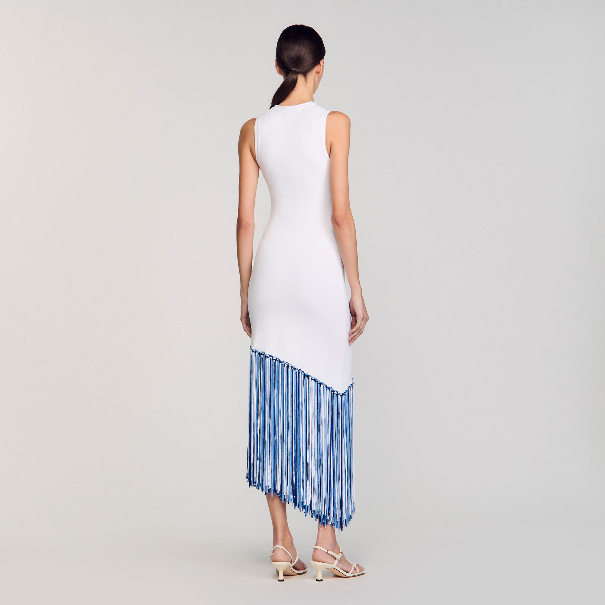 Fringed maxi dress