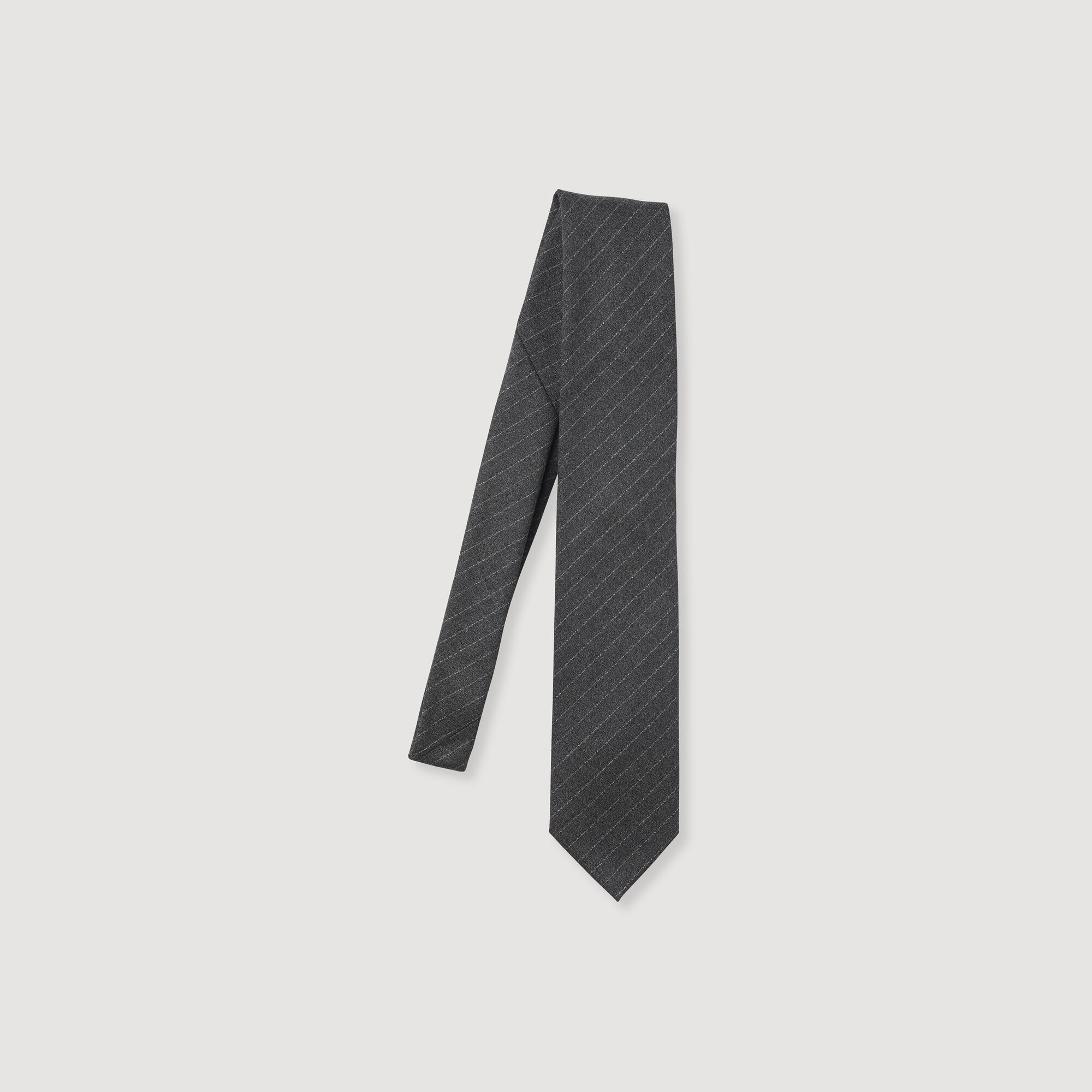 Narrow striped tie