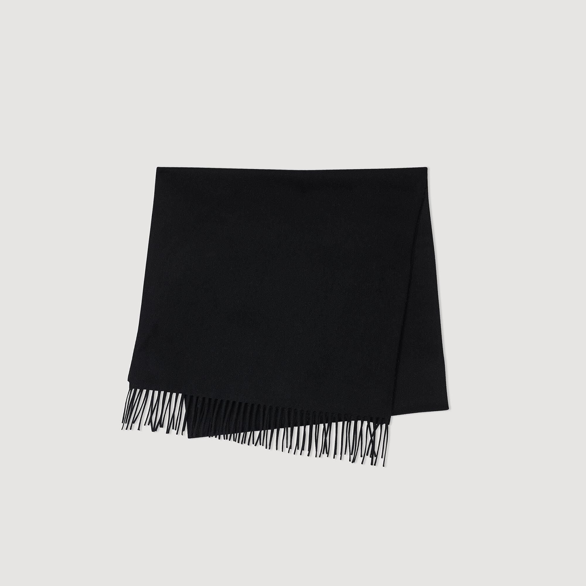 Wool and cashmere scarf