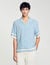 Square Cross motif flowing blouse