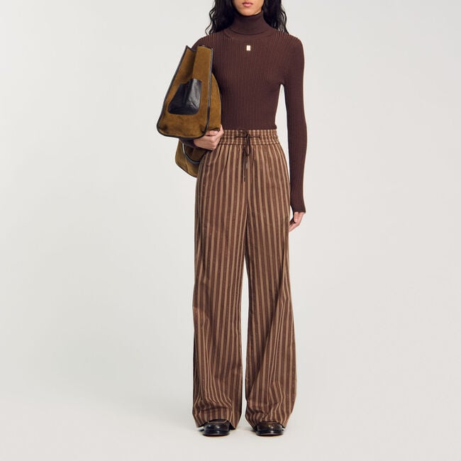Striped trousers