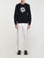 Jacquard flower jumper