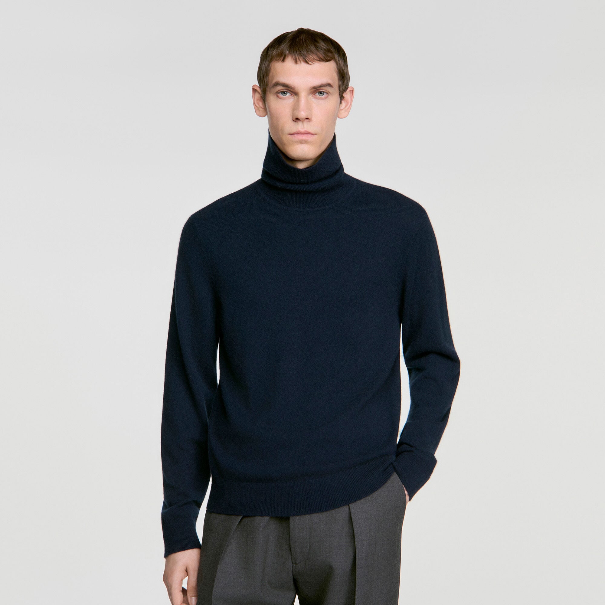 Cashmere Turtleneck Sweater - Men | Sandro