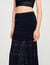 Maxi decorative knit skirt