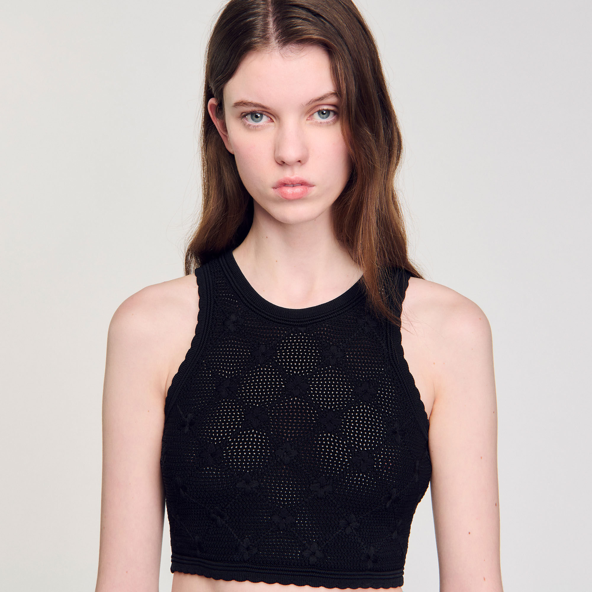 new in! 【 MameKurogouchi 】 tops. Spots Pattern Knitted